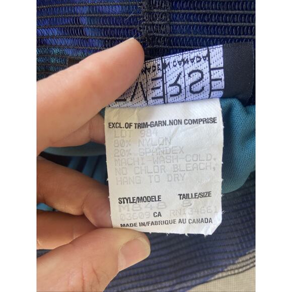 Reverse Clothing Canada Blue‎ Layered Mesh Skirt Womens 8 NEW NWT Vintage VTG? - Picture 7 of 7